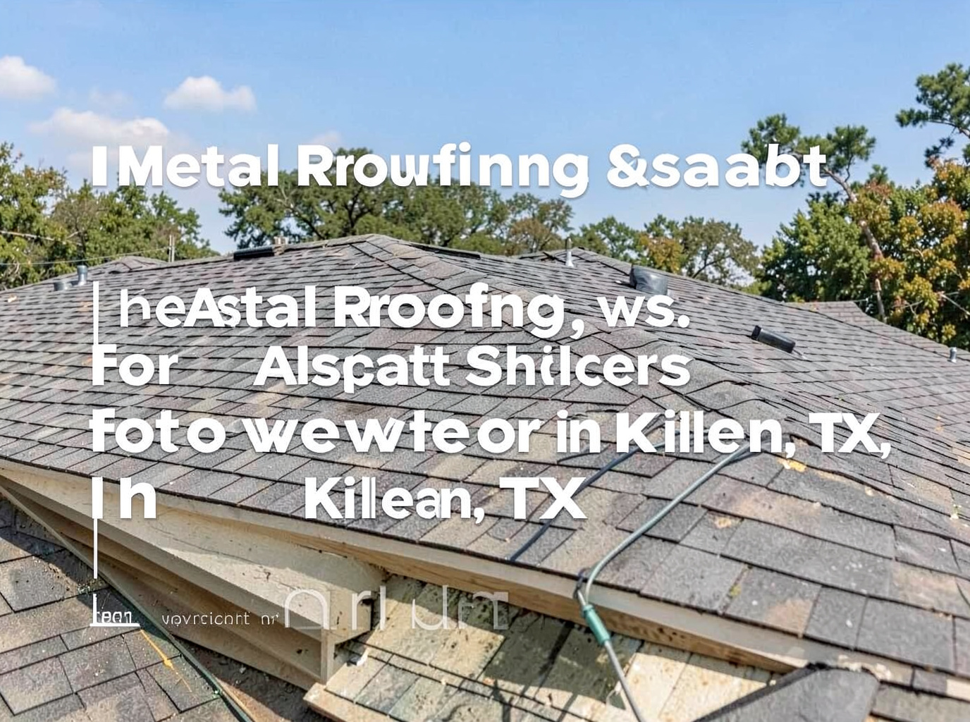 Metal Roofing vs. Asphalt Shingles for Hot Weather in Killeen, TX